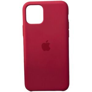 Genuine Apple iPhone 11 Pro Silicone Case - Pomegranate - MWYL2ZM/A - Red Pink